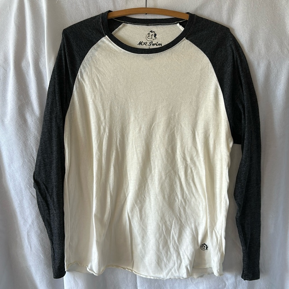 Mr Swim Ringer Tee! Mens SZ L.